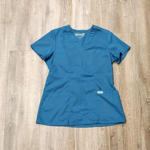 Grey's Anatomy Seafoam Green Scrub Top